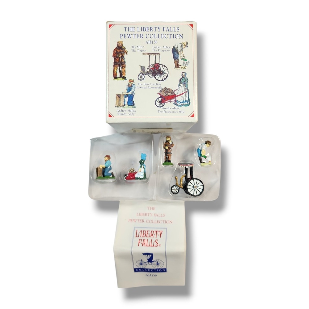 Liberty Falls Pewter Collection Accessory Set AH136 1997 Vintage‎ Dillard's
